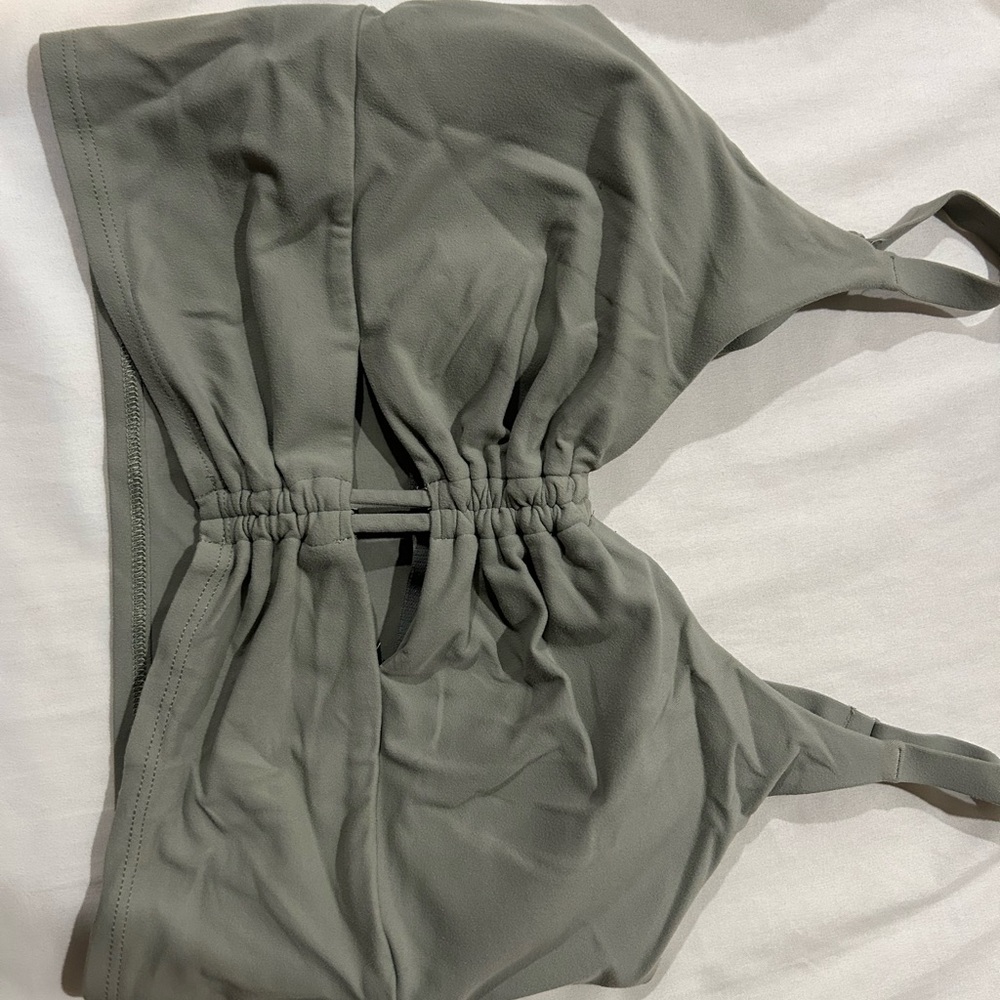 Athletes Olive Green Bralette Top
